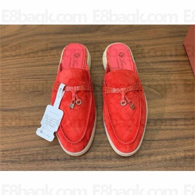 Loro Piana Babouche Charms Walk Loafers IN Suede Goatskin 01 2024