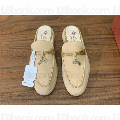 Loro Piana Babouche Charms Walk Loafers IN Suede Goatskin 03 2024