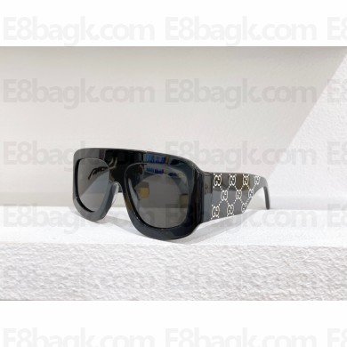 gucci GG allover pattern Oversize rectangular sunglasses 02 2021