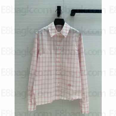 LOEWE pink Shirt in silk 2025