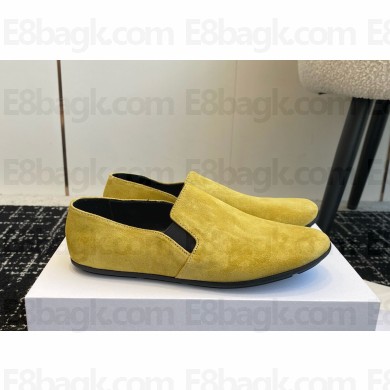 The Row women's ballet flat suede leather yellow 1030 2024