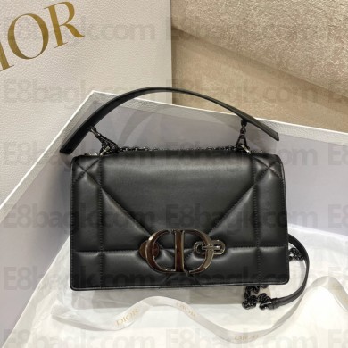 dior Maxicannage Lambskin 30 Montaigne Chain Bag with Handle black 2022