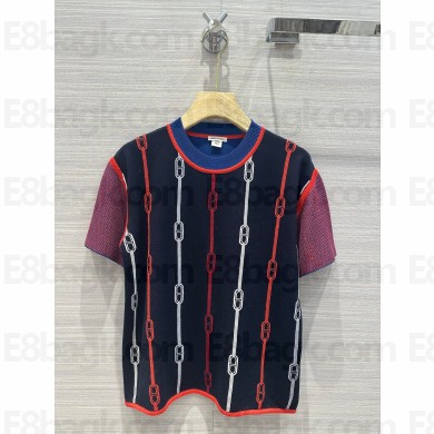 hermes short sleeved sweater black 2023