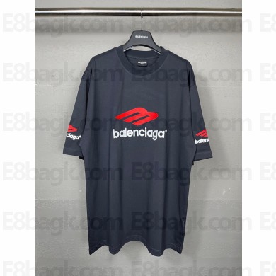 balenciaga 3b Sports Icon t-shirt BLACK 2023