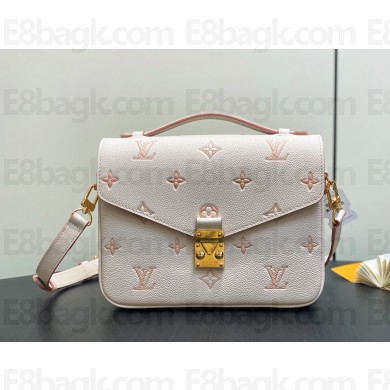 LOUIS VUITTON Embossed grained cowhide leather Pochette Métis BAG M14977 2025