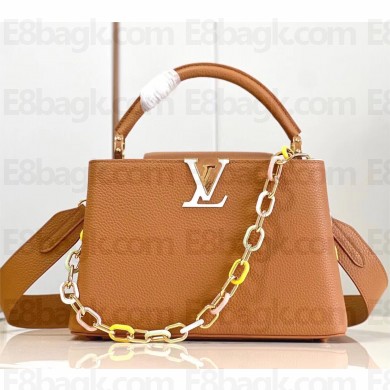 louis vuitton Capucines MM bag M21652 tan 2023