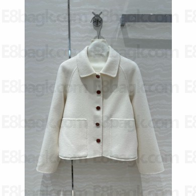 hermes denmark cashmere jacket white 2024