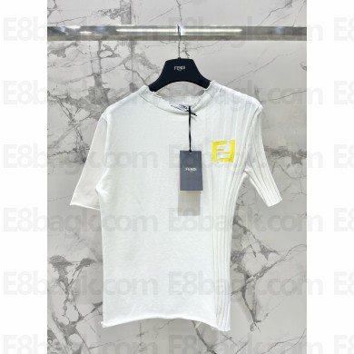 fendi Beige cotton jumper 2024