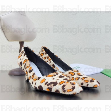 Bottega Veneta Boogie Pump Kitten heel pump realised in calf hair with jaguar print Jaguar heel 4.5cm 2025