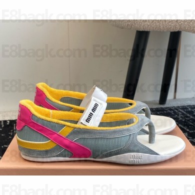 Miu Miu mesh & suede flip sandals 05 2025