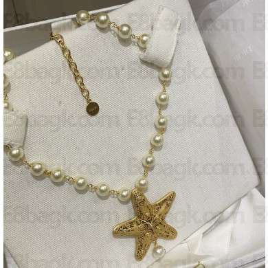 Dior  pearl Necklace 01-2025 