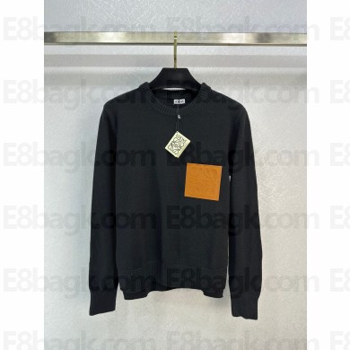 loewe sweater in wool black 2023