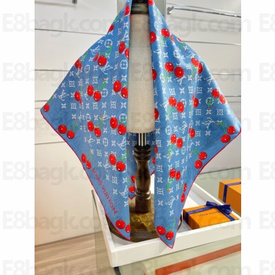 LV x TM Denim Cerise Square 90 m96389 blue 2025