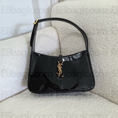 saint laurent le 5 à 7 in patent leather black 2024(original quality)