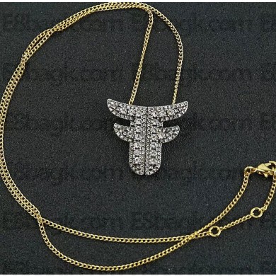 Fendi FFreedom Chain Pendant Necklace