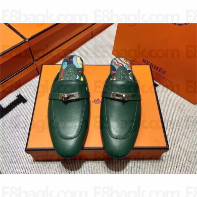 Hermes Kelly Buckle Oz Mules 59(original quality)