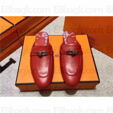 Hermes Kelly Buckle Oz Mules 75(original quality)