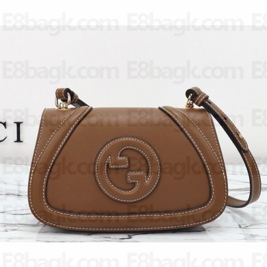 Gucci Blondie mini shoulder bag 815700 Brown smooth leather 2024