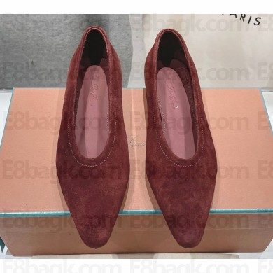 Loro Piana Rebecca Ballerinas in suede Calfskin 04-2024