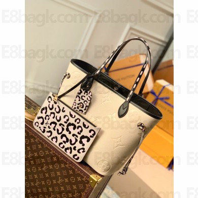 LOUIS VUITTON Neverfull MM BAG M58525 CREAM