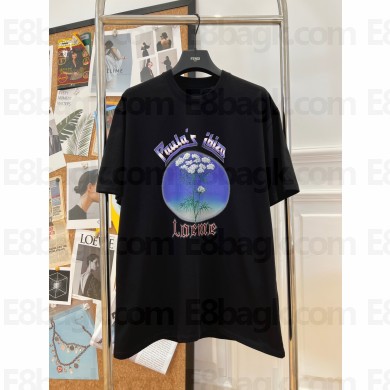 LOEWE Fennel T-shirt in cotton BLACK/Multicolor 2023
