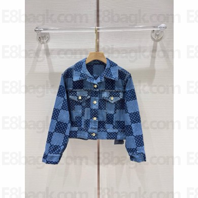 LOUIS VUITTON Damier Denim Jacket 1AFLKM  2024