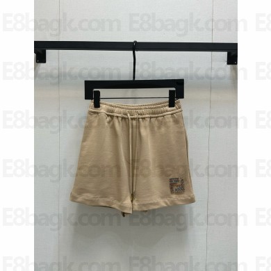 fendi Beige cotton short pants 2024