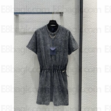 LOUIS VUITTON Vintage-Effect Louis Vuitton T-Shirt Dress 1AFLQS 2024