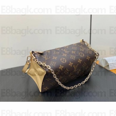LOUIS VUITTON BLOOM POUCH IN Monogram canvas Banana Yellow M11672 2024