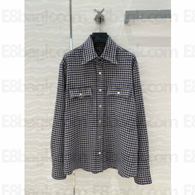 Prada multicolor Checked wool shirt 2024 