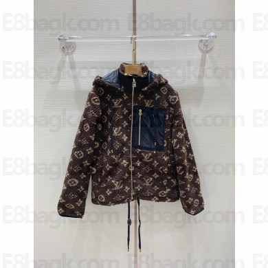 LOUIS VUITTON Monogram Fleece Parka 1ABYIV 2024
