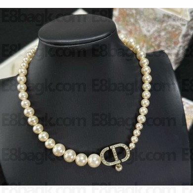Dior  pearl Necklace 1030-02 2024