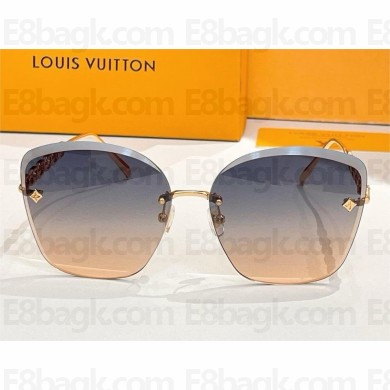 LOUIS VUITTON LV Jewel Round Cat Eye Sunglasses Z2665U blue 2025