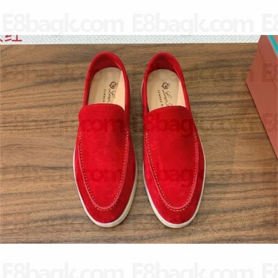 Loro Piana Summer Walk Loafers in suede leather 04