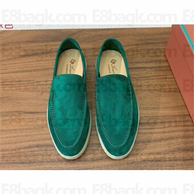 Loro Piana Summer Walk Loafers in suede leather 09