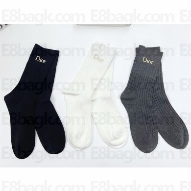 dior logo printed socks 2024