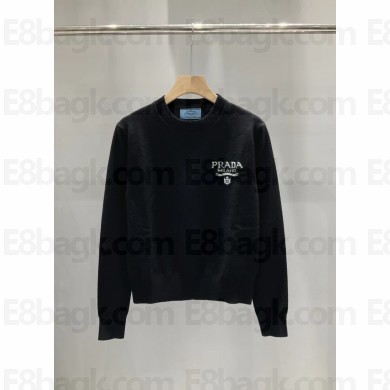 Prada Cashmere and silk sweater black P24S1L 2024 