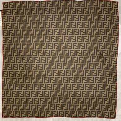 Fendi silk foulard scarf 90x90cm 08 2024