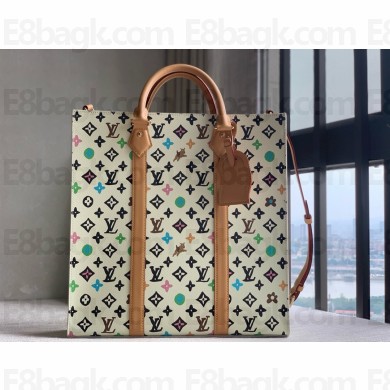 LOUIS VUITTON Monogram Craggy coated canvas Sac Plat bag M24859 2024