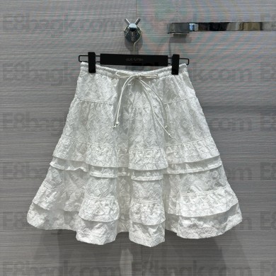 LOUIS VUITTON Monogram Fil Coupé Skirt 1AFMNZ 2024