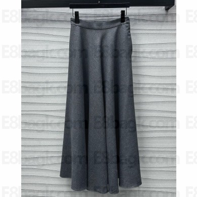 Dior skirt Gray Virgin Wool Tweed 1101-2024