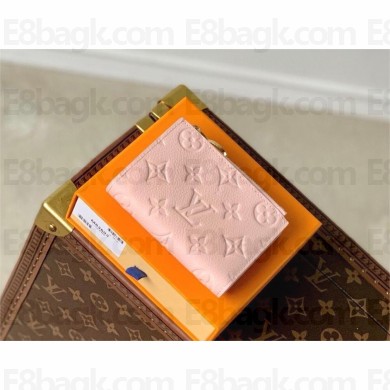 LOUIS VUITTON Lisa Wallet IN Monogram Empreinte leather m83569 Opale Pink 2024
