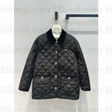 PRADA BLACK Light Re-Nylon jacket 292166 2024 