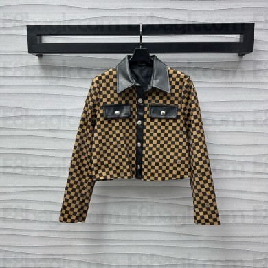 louis vuitton damier jacket yellow 2024 