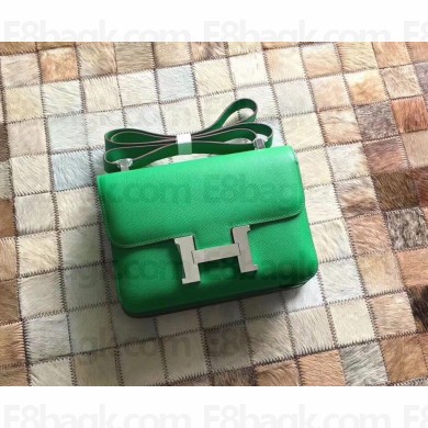 Hermes Constance 18/23 Bag in original Epsom Leather Vert Bengale