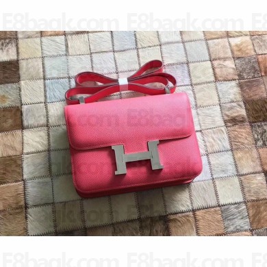 Hermes Constance 18/23 Bag in original Epsom Leather Bougainvillea