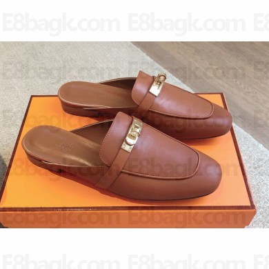 Hermes calfskin Buckle Oz  Mules Shoes 09 2024