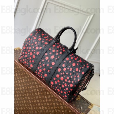 LV x YK Keepall 50 Taurillon Monogram cowhide BAG m21674 2023