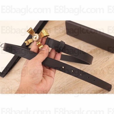 Gucci Calfskin Belt 20mm Width Black 2018