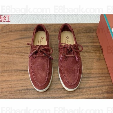 Loro Piana Sea-Sail Walk Loafers in suede leather 01
